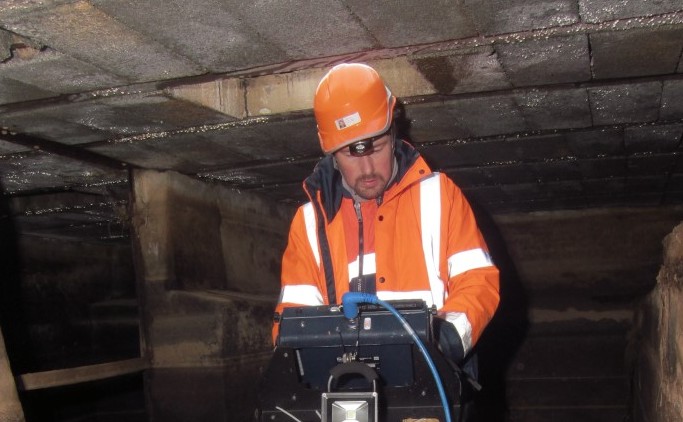 Radar scanning of an aqueduct – Brignoles, Var, South-East France