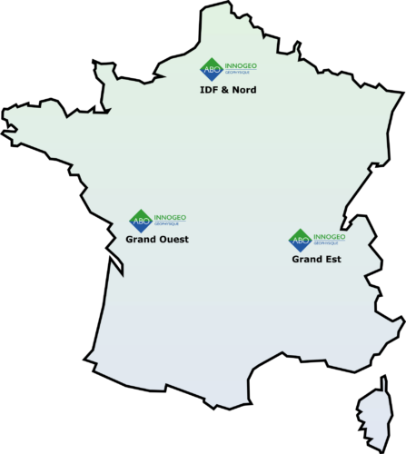 Carte des agences ABO-INNOGEO